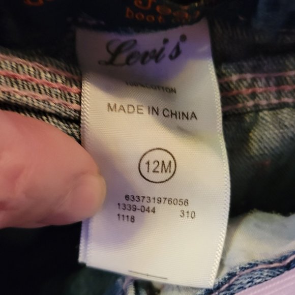 Levis Strauss Jeans for young Child size 12 months - Picture 2 of 6